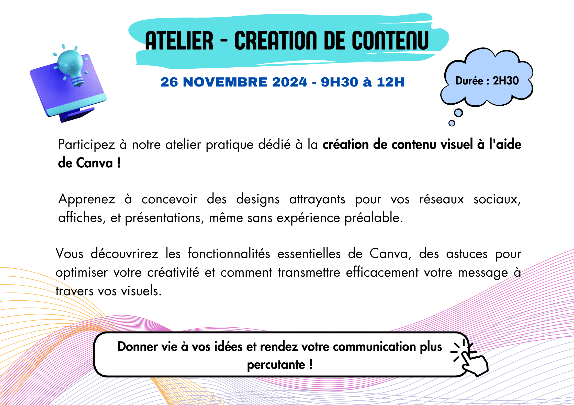 Atelier - Création de contenu